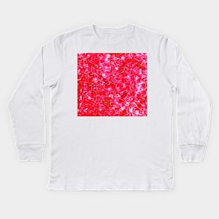 Red Crystal 1 Kids Long Sleeve T-Shirt